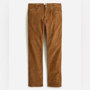 J.Crew Men's Slim Fit Corduroy Pants Size 38x32 Brown Tan Flex